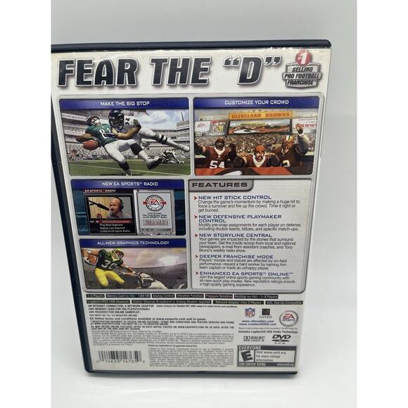 Madden NFL 2005 Football (Sony Playstation 2) PS2 - Complete W/ Manual - Tested - Picture 2 of 5